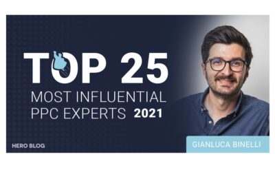 Superhero Gianluca ranks #10 among the Most Influential PPC Experts of 2021!